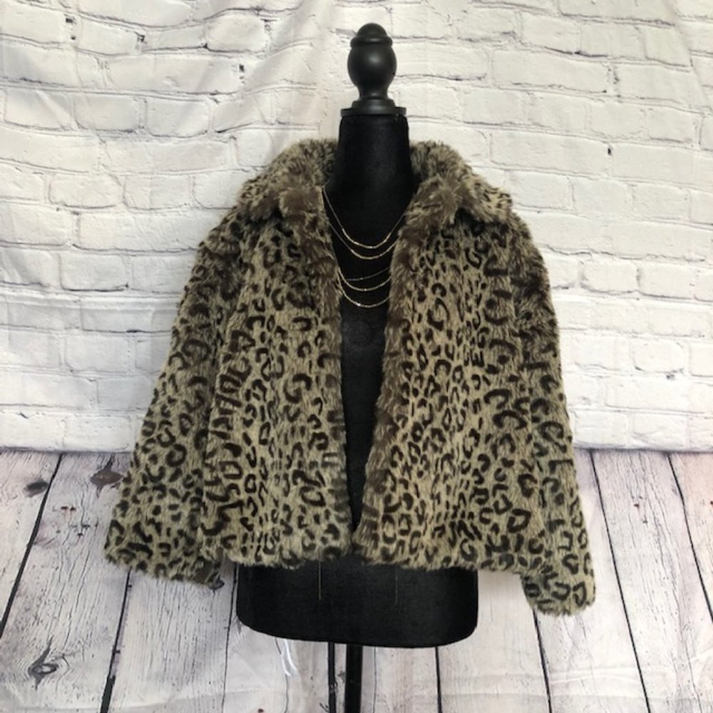 Faux Fur Jacket by Sisters Outerwear Size Medium
